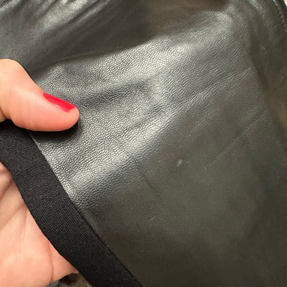 Paige Leather Stretchy Pants Leggings Size Small - Picture 7 of 11